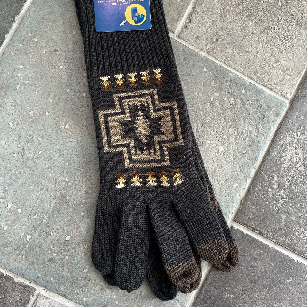 Pendleton Knit Texting Gloves